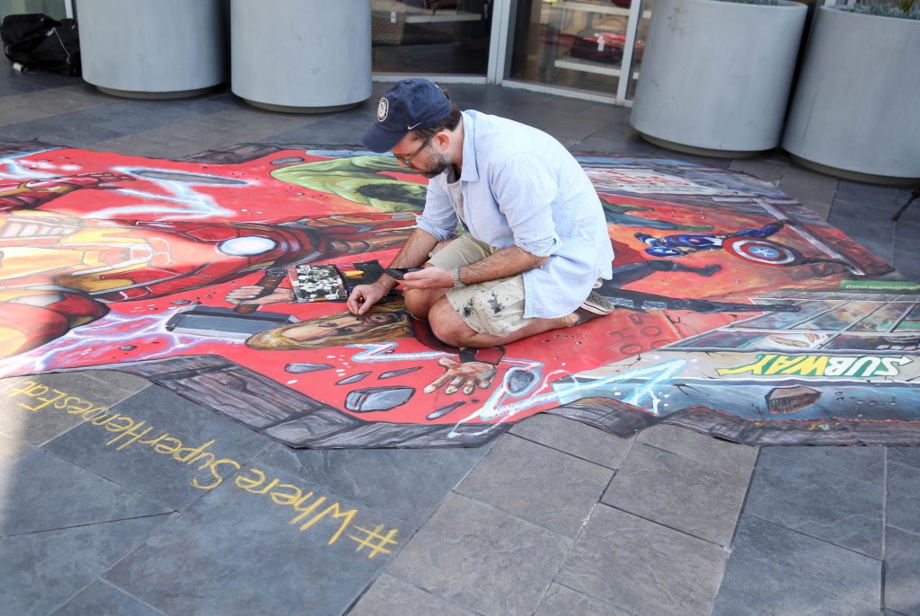 Subway Avengers Street Artist